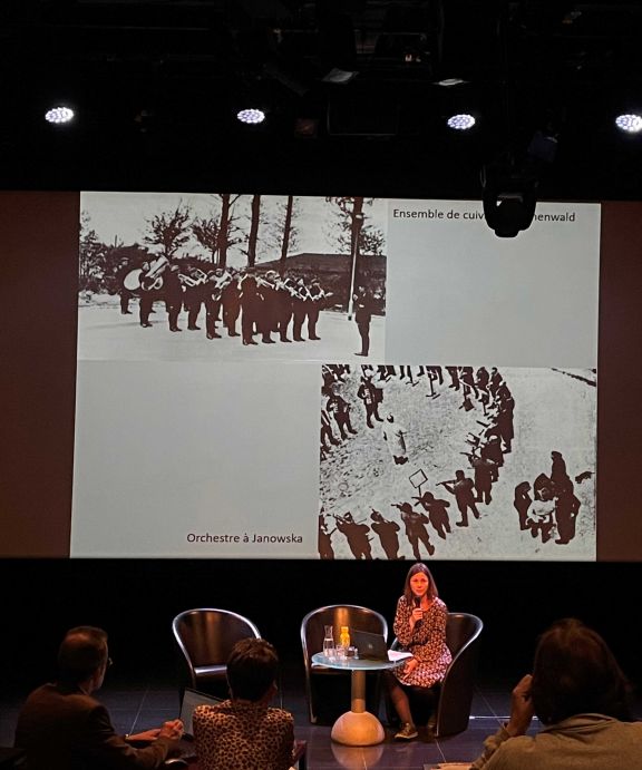 La musique dans les camps nazis : le cas des musiques de résistance, conférence d’Élise Petit